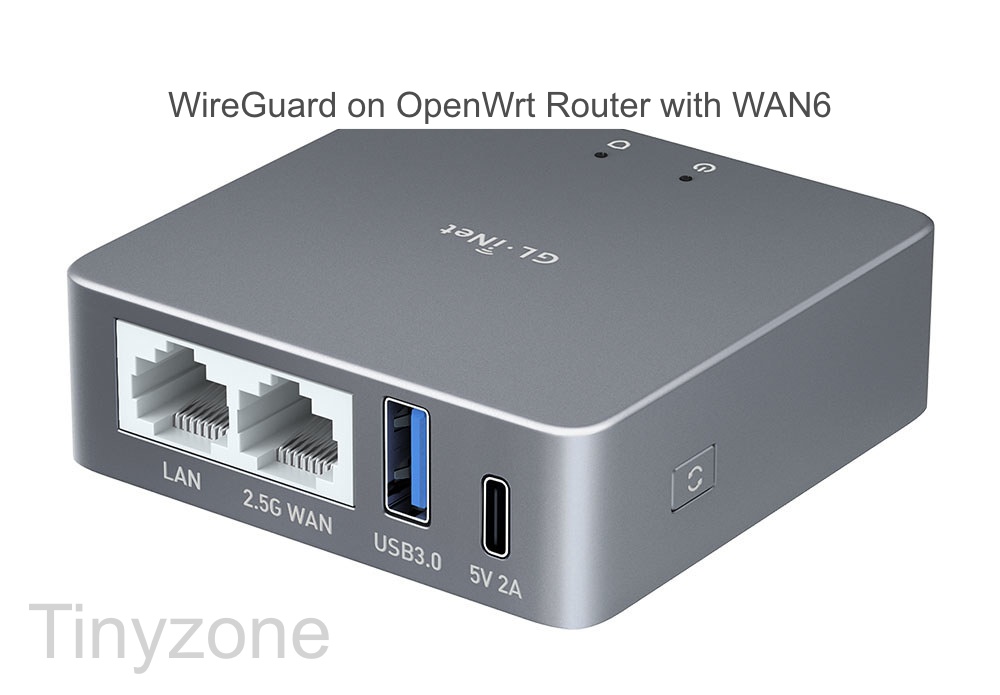 WireGuard on OpenWrt Router with WAN6